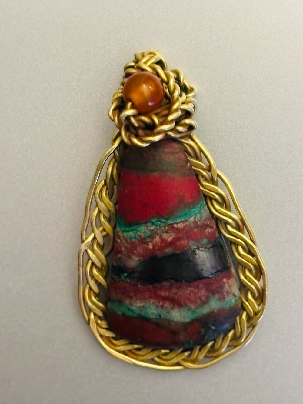 Handcrafted Sonoran Sunset Pendant